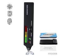Professional Diamond Tester Pen with UV Light High Accuracy Gemstone Selector for Jewelers, Novice, and Experts Portable Electronic Jewelry Detective Tool