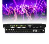 Professional Digital Audio Processor, 32-bit Karaoke Processor With 16 Pre-stored Modes, Pc Interface, Prevent Howling, Dsp Stage Sound Equipment Speaker, For Home Reverberator, Stage, Church