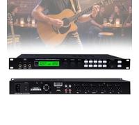 Professional Digital Audio Processor, 5.1 Channel Output, 3 Microphone Inputs, DSP Digital Reverberation, Anti-Howling, LCD Display for Home Theater and Speakers