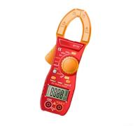 Professional Digital Clamp Meter, 500a Non-contact Ac Current, Ncv Inductive Measurement, 30mm Jaw, Capacitance And Resistance Test, Auto Shutdown, Black(yellowish-red)