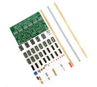 Professional Digital Clock Circuit Board Set With 6 Digit Display For Electronics Engineering Students And Hobbyists Educational Electronics Clock Kit