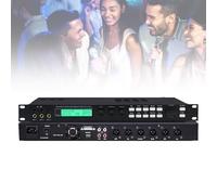 Professional Digital Pre-stage Effector, 3 Microphone Input, Anti-howling Audio Processor, 15-band Microphone Equalizer Adjustment, for Karaoke, Stage, Church, Performance, Wedd