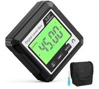 Professional Digital Protractor 360 Rotation Measurement Tool Levels Ergonomic Design for Carpentry Metal Fabrication Digital Meter for Woodworking