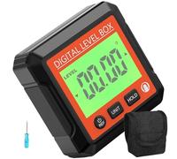 Professional Digital Protractor 360 Rotation Measurement Tool Levels Ergonomic Design for Carpentry Metal Fabrication Digital Meter for Woodworking