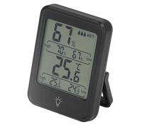 Professional Digital Thermometer and Hygrometer Electronic Humidity Temperature with LCD Display for Indoor and Outdoor, default