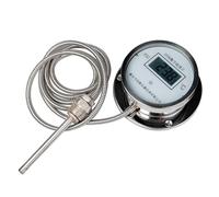 Professional Digital Thermometers Steel Body Fast Readout Threaded Installation Designs Temperature Gauges For Boiler Double Layer Cable Thermometers