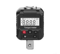 Professional Digital Torque Meter Featuring LCD Readout, 34 N.m and 340 N.m Testing, Four Unit Options N.m/lbf.ft/lbf.in/kgf.cm, Max Peak Lock, for 999 Data Storage, Robust Tool for Workshop Use