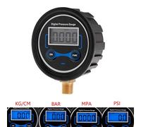 Professional Digital Tyre Pressure Meter Tester Manometer Reduce The Risk of Tire Burst/Crash Meter 1/8NPT Tire Pressure Gauge Car Motorbike Tyre Water Fuel Oil Bike Digital Bicycle Pool Inflator