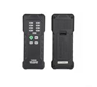 Professional Digital Wire Locator Tester for Network Cable Continuity, Live Line Detection, DC Polarity & Circuit Path Identification, Black ABS