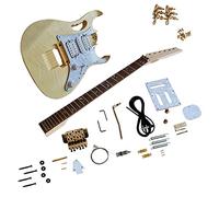 Professional DIY Guitar Body Kit Basswood Body Rosewood Fingerboard Electric Guitar Building Set professional Electric Guitar Kits