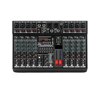 Professional DJ Mixer 8-Channel Supports 48V Wanda Power With 99 Effects For Stage Tuning Recording Studio Widely Applicable