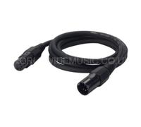 Professional DMX Lead 5 Pin XLR (male) - 5 Pin XLR (female) 1.5 Metres long