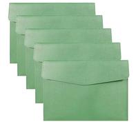 Professional Document Cases for Office, A4 Document Folders, Quality Pu Leather Portfolio Organizers, Five Pack, Business File Holders, Letter Size Folders, Conference