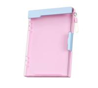 Professional Document Organiser Case with Clipboard and Lanyard Double Layer ABS File Storage Box for School Clear Document Case