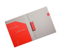Professional Document Organiser PU Leather Conference Folder with Pen Slots and Name Card Pockets for School Daily Use Executive Collection Directory