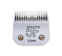 Professional Dog Clipper Precision Blade Set A5 Type Knives Adapter，Compatible for Andis，Compatible for Oster，Series for Pet Grooming(5F 6.3mm Blade)