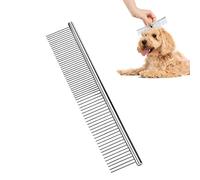 Professional Dog Comb for Grooming Medium & Long Hair for Dogs and Cats, Wonder Brush Wool Fur Brush, Dog, Ideal for Moki Bear and All Long-Haired Pets