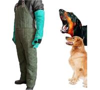 Professional Dog Training Bite Resistants Full Bite Protection Suit, Police Dog Training Bite Suit Jumpsuit, Training Dog Protective Clothing, for Body Protection and Exercise Dog's Agility(Medium)