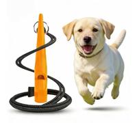 Professional Dog Training Whistles with Lanyards - High Pitch Orange Plastic Whistle for Recall Bark Control, Loud & Far Reaching Sound, Ideal Long-Distance Training Tool for Most Breeds