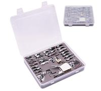 Professional Domestic 30 PCS Sewing Machine Presser Feet Set for Brother, Babylock, Singer, Janome, Elna, Toyota, New Home, Simplicity, Kenmore, and White Low Shank Sewing Machines by Stormshopping