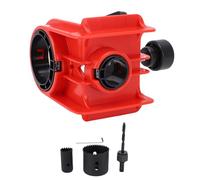Professional Door Lock Installation Kit, an Adjustable Jig Tool with a Hole Saw and a Guide Template for One and Three Eighths to One and Three Quarters Inch Wood Doors