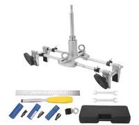 Professional Door Lock Mortising Jig & Hole Saw Kit | Solid Wood Door Lock Installation Tool with Adjustable Template | for Cutting Lock & Latch Holes, Door Fitting & Carpentry