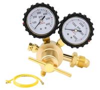 Professional Double Gauge Nitrogens Regulator Set for HVAC Fault Troubleshooting Detection