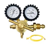 Professional Double Gauge Nitrogens Regulator Set for HVAC Fault Troubleshooting HVAC Nitrogens Regulator for Pressure Testing Leak Detection in Air Conditioning Systems