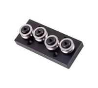 Professional Double Guide Motion Guide Easy Installation 3 Wheel / 4 Wheel / 5 Low Noise for Industrial Quiet Smooth Sliding Track