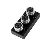 Professional Double Guide Motion Guide Easy Installation 3 Wheel / 4 Wheel / 5 Low Noise for Industrial Quiet Smooth Sliding Track