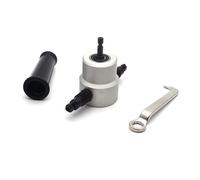 Professional Double Head Metal Nibbler Metal Cutter for Precisions Cutting on Various Materials Nonslip Grip Power Nibbler Drill Attachment