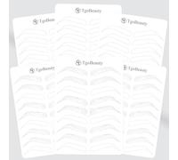 Professional Double-Sided Microblading Practice Skin, White Silicone Sheet for Eyebrow Permanent Makeup&Hair Strokes Training, Realistic Texture with Silver Outline (3pcs)