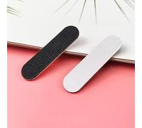 Professional Double-Sided Nail Files - 10 PCS 100/180 Grit Black Emery Boards for Manicure & Pedicure