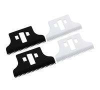 Professional Double T Wide Replacement Blades #2215, Zirconia Ceramic Moving Blade Compatible with Wahl 5 Star Detailer Corded/Cordless Hair Trimmer (Multi-Color, 4)
