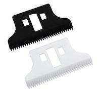 Professional Double T Wide Replacement Blades #2215, Zirconia Ceramic Moving Blade Compatible with Wahl 5 Star Detailer Corded/Cordless Hair Trimmer (Multi-Color, 2)