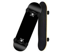 Professional Double Warped Skateboard Magnesium Aluminum Alloy Bracket Strong Backing for Beginners, Teenagers, Children, Men And Women, Adults, Street Brushing, Travel