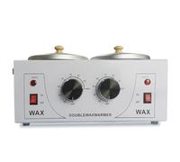Professional Double Wax Pot Wax Warmer, Wax Heater for Hair Removal with Adjustable Temperature, Warm Wax Melter for Women Men Home or Salon Use