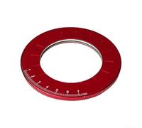 Professional Drafting for compass with Rotating Disk Angle Template for Architects Engineers Quilling Tool 12.5cm Red(red)