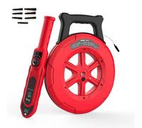 Professional Drain Pipe Locator & Cable Inspection System, 20/30/40M Waterproof Probe for Sewer Blockage Detection, with Strong Penetration Through Concrete, Rechargeable for Plumbers