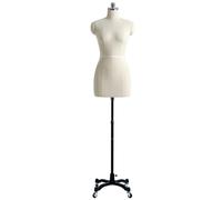 Professional Dress Form with Wheels, Pinnable Mannequin Torso for Studio and Retail Use
