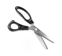 Professional Dressmaking Pinking Shears Scissors, Stainless Steel Blades, for Fabrics, Linings, Leather Craft Uses (5mm)