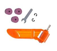 Professional Drill Bit Sharpening Jigs Bit Sharpener with 3 Grinding Stone Wheel Enables Precise Tool Maintenance Portable Grinding Attachments