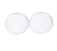 Professional Drum Head Set 2Pcs 8in Drumhead Replacement Kit Polyester Film Aluminum Ring for Drummers All Music Genres