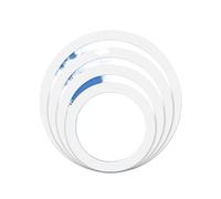 Professional Drum Practice Pad with Noise Reduction - Suitable for All Skill Levels and Drum Kits(White)