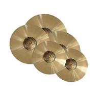 Professional Drummer Alloy Cymbal Set 14" Hi-Hat/16"Crash/18"Crash/20"Ride Cymbal With Cymbal Bag Cymbal Set