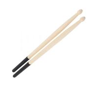 Professional Drumstick 1 Pair Non Slip 5A Maple Wood Drumsticks With Non-slip Rubber Sleeve Handle For Adults Beginners (Color : A)