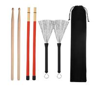 Professional Drumstick Drumsticks Set With Storage Bag Pouch For Drum Set Playing Students Music Lover