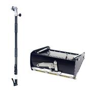 Professional Drywall Finishing Tools Set - 42”-65” Extendable Handle, Stainless Steel Knife & 12” Putty Applicator for Smooth Wall Surfaces & Easy Application