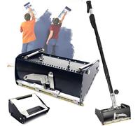 Professional Drywall Flat Box Set - Adjustable Taping Tool with Aluminum Alloy Construction, Includes Extension Handle for Drywall Finishing