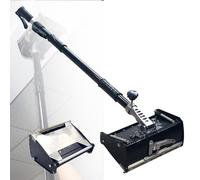 Professional Drywall Flat Box Tool Set - Aluminum Alloy 42"-65" Adjustable Handle, Includes 8"/10"/12" Drywall Mud Knife & Putty Tools for Smooth Finishing